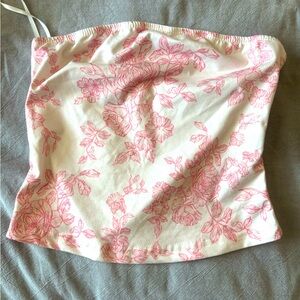 SHEIN Pink Floral Top